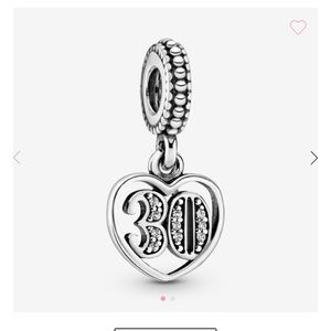 Pandora 30 Dangle Charm